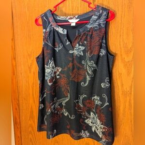 2/$30 NWOT Christopher Banks Sleeveless Tunic